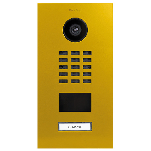 DoorBird D2101V IP Video Türstation, Edelstahl, RAL 1003