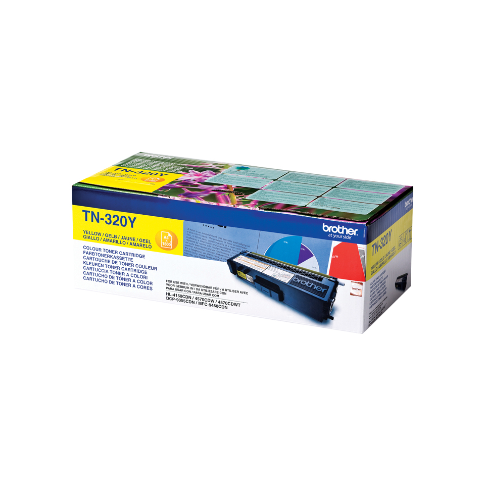 Brother TN-320Y Lasertoner 1500Seiten Gelb Lasertoner / Patrone