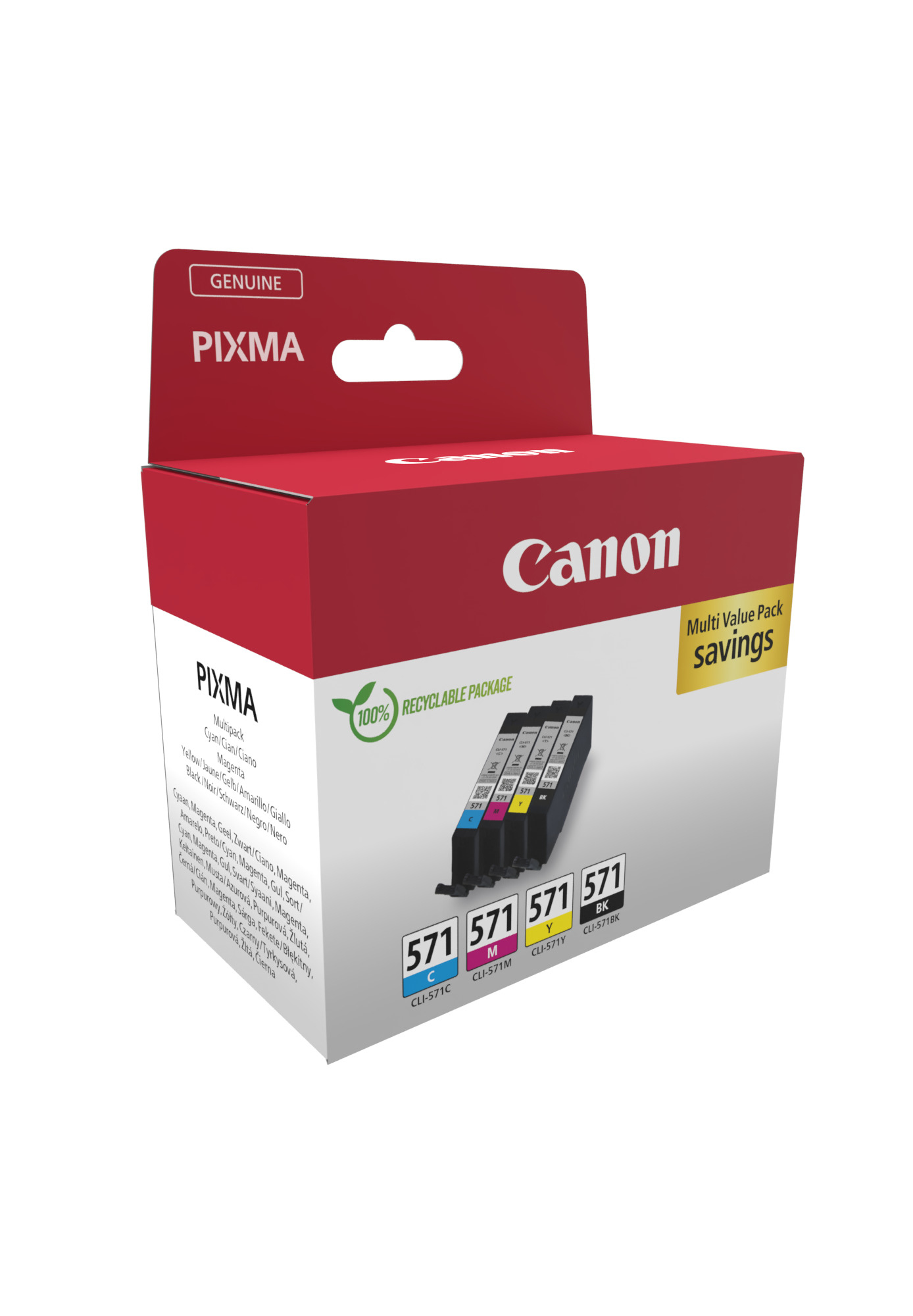 Canon Tintenpatronen Multipack CLI-571 -4 Farben- 6c209bf047f6c658068aacaf712f62ae