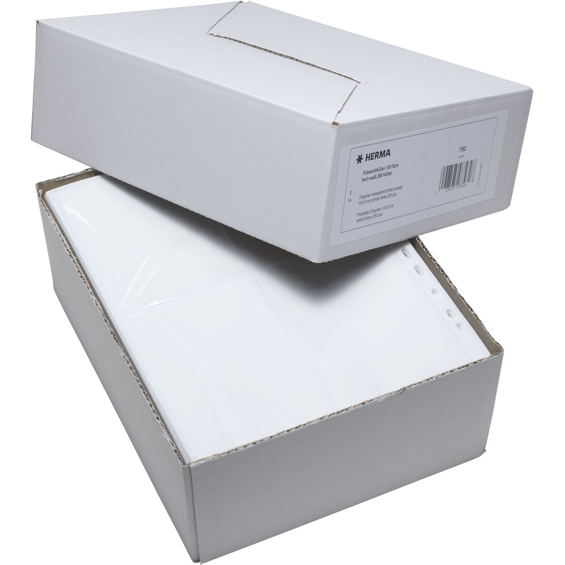 Herma fotophan 10x15 hoch   weiß 250 Blatt                   7562 115652_02