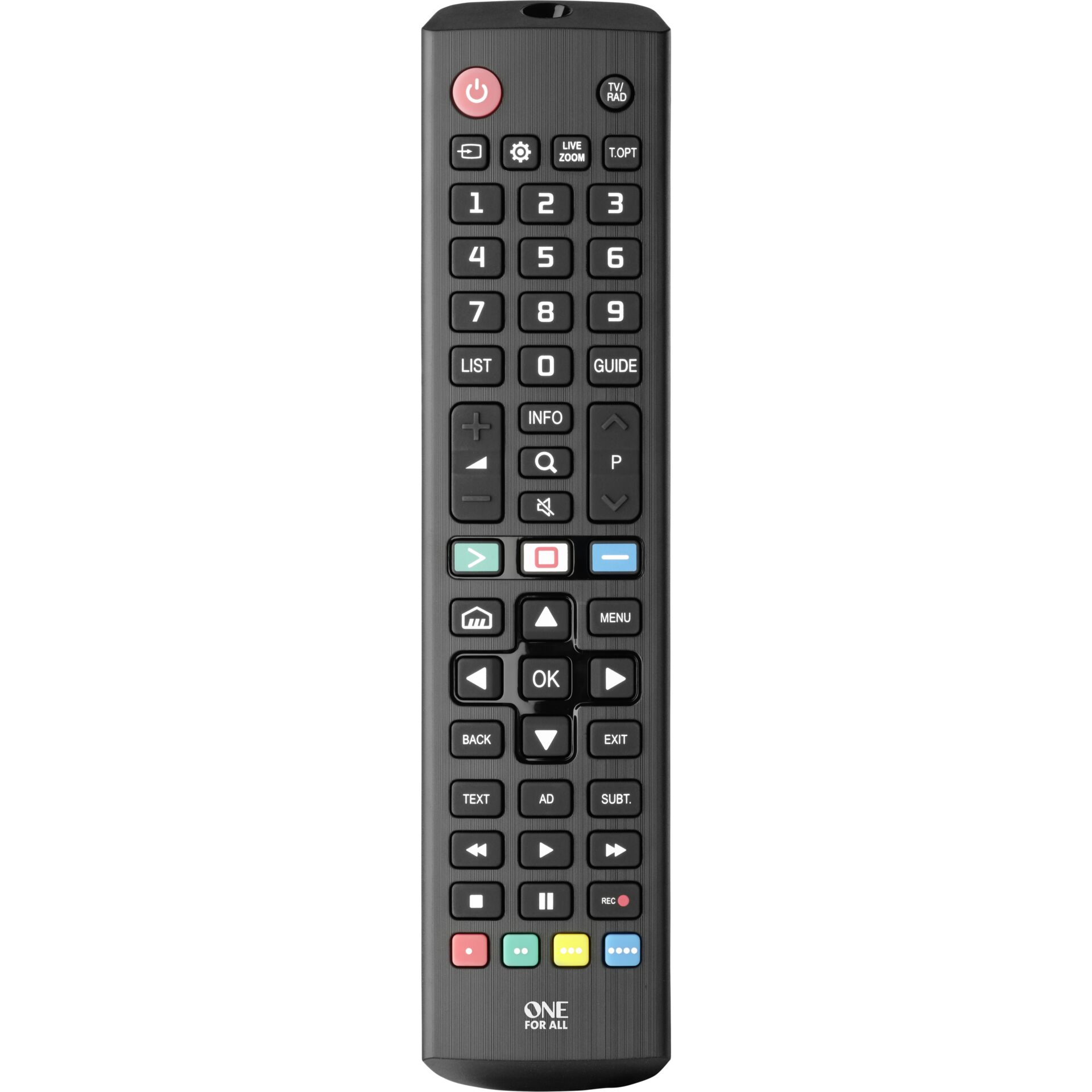 One for All LG 2.0 Ersatz Fernbedienung URC4911