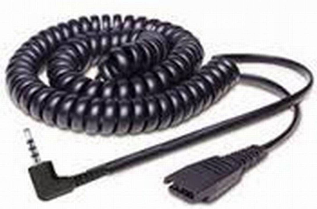 JABRA Anschlusskabel QD auf 2,5mm Klinke, gewinkelt, spiral