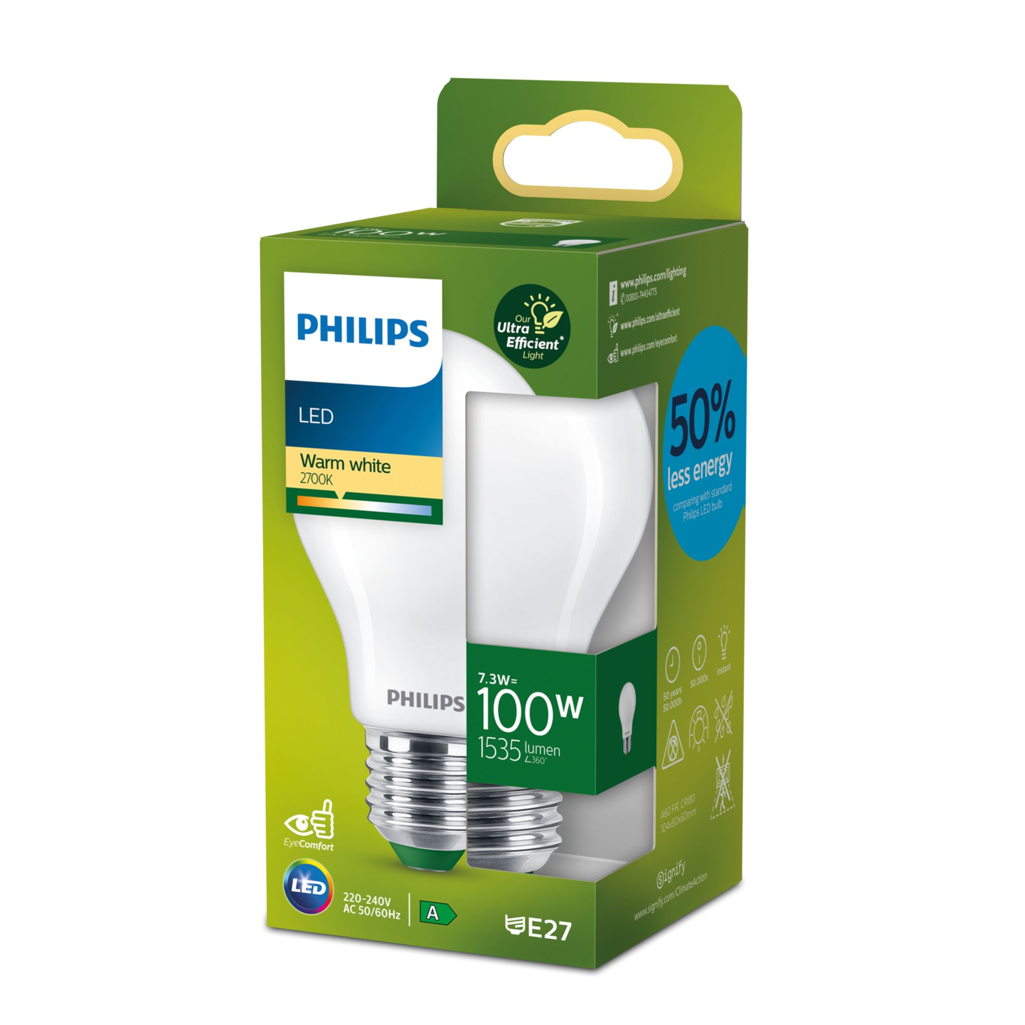 Philips Classic LED-A-Label Lampe 100W E27 matt warmws non-dim aaa6ea0417b38c02c1d51292211f6e00