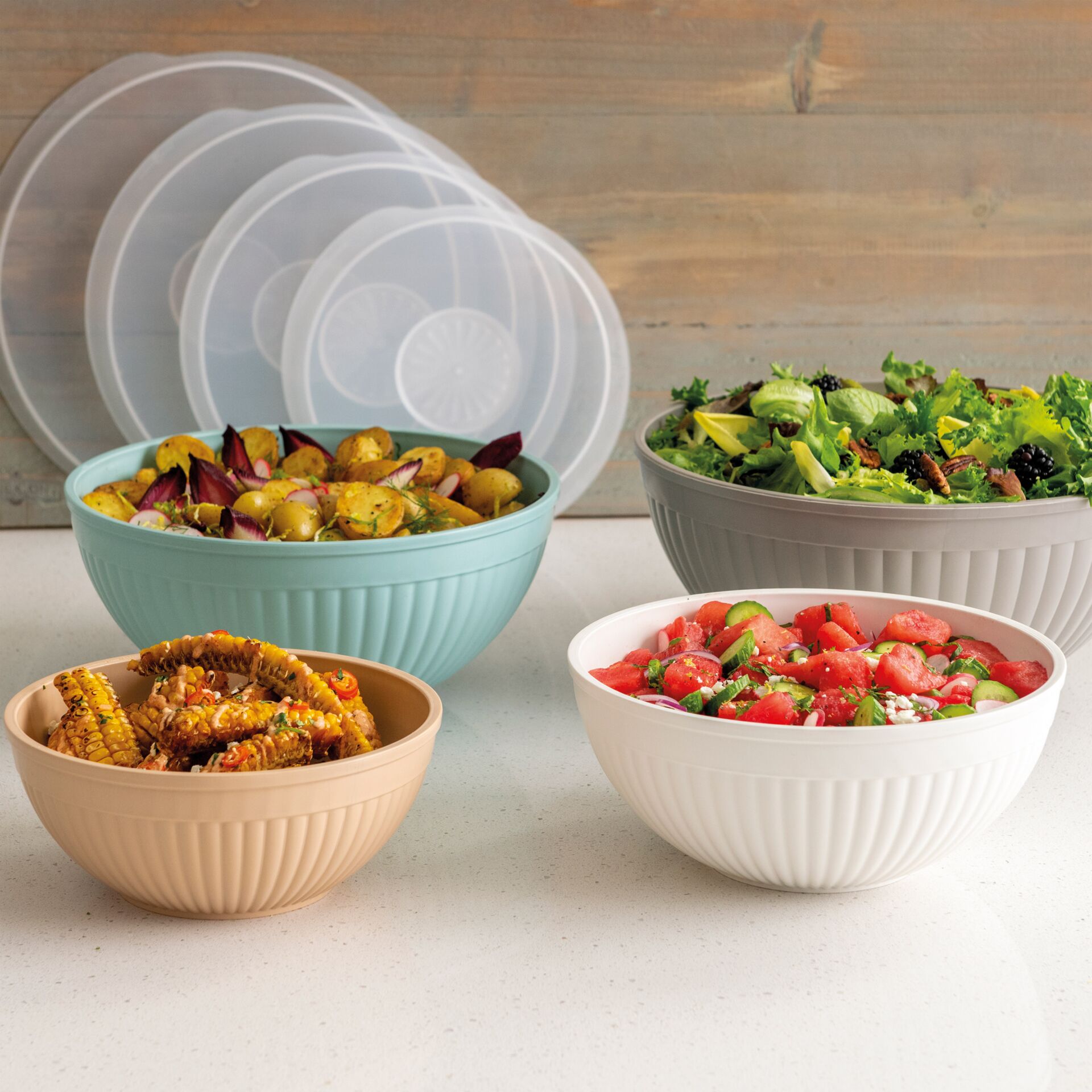 Nordic Ware -4 Piece covered Bowl set 119592_02
