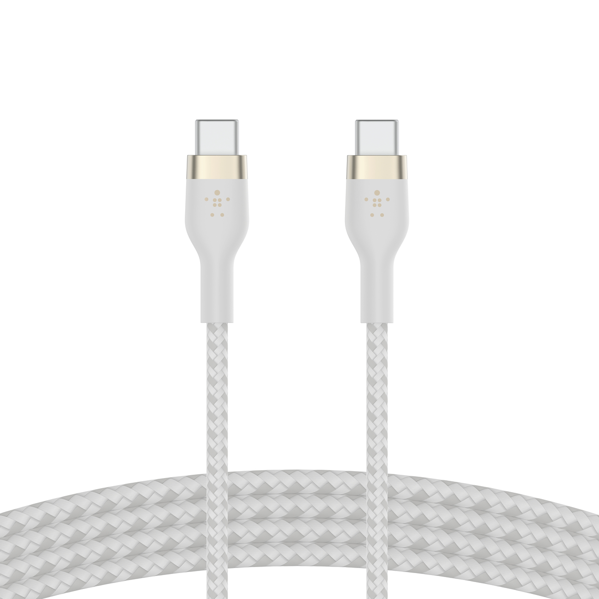 Belkin PRO Flex USB-C/USB-C Kabel, bis 60W, 2m, weiß