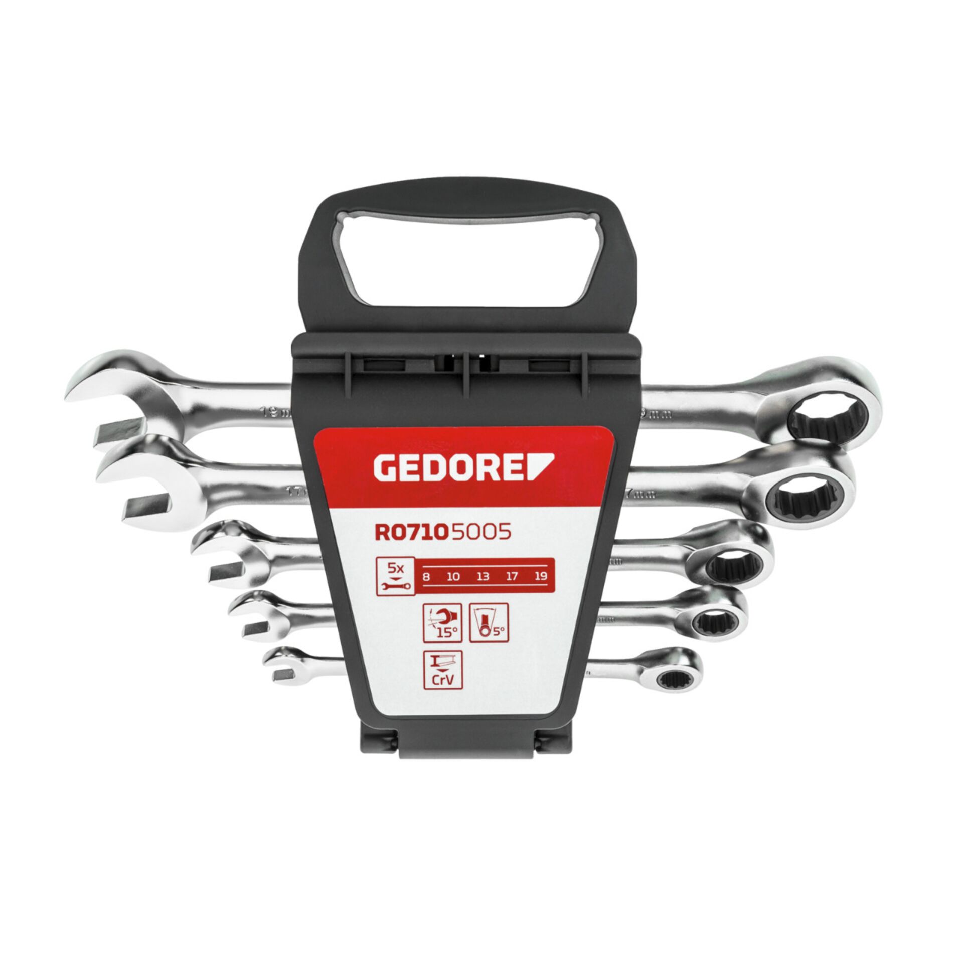GEDORE red Maul-Ringratschen- schluessel-Satz metrisch 820360_01