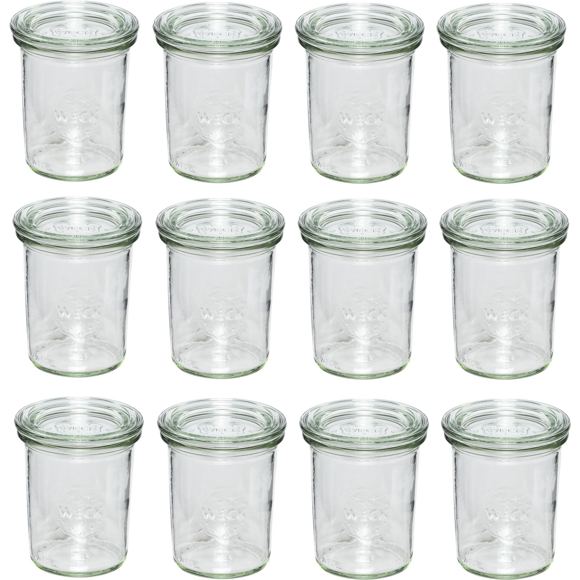 WECK Sturzform-Glas 160ml 12er Pack 796567_01