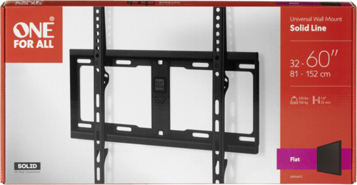 One for All TV Wandhalterung 60 Solid Flat