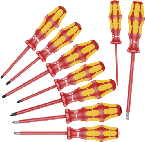 WERA 160 i/162 i/167 i/9 Schraubendrehersatz Kraftform