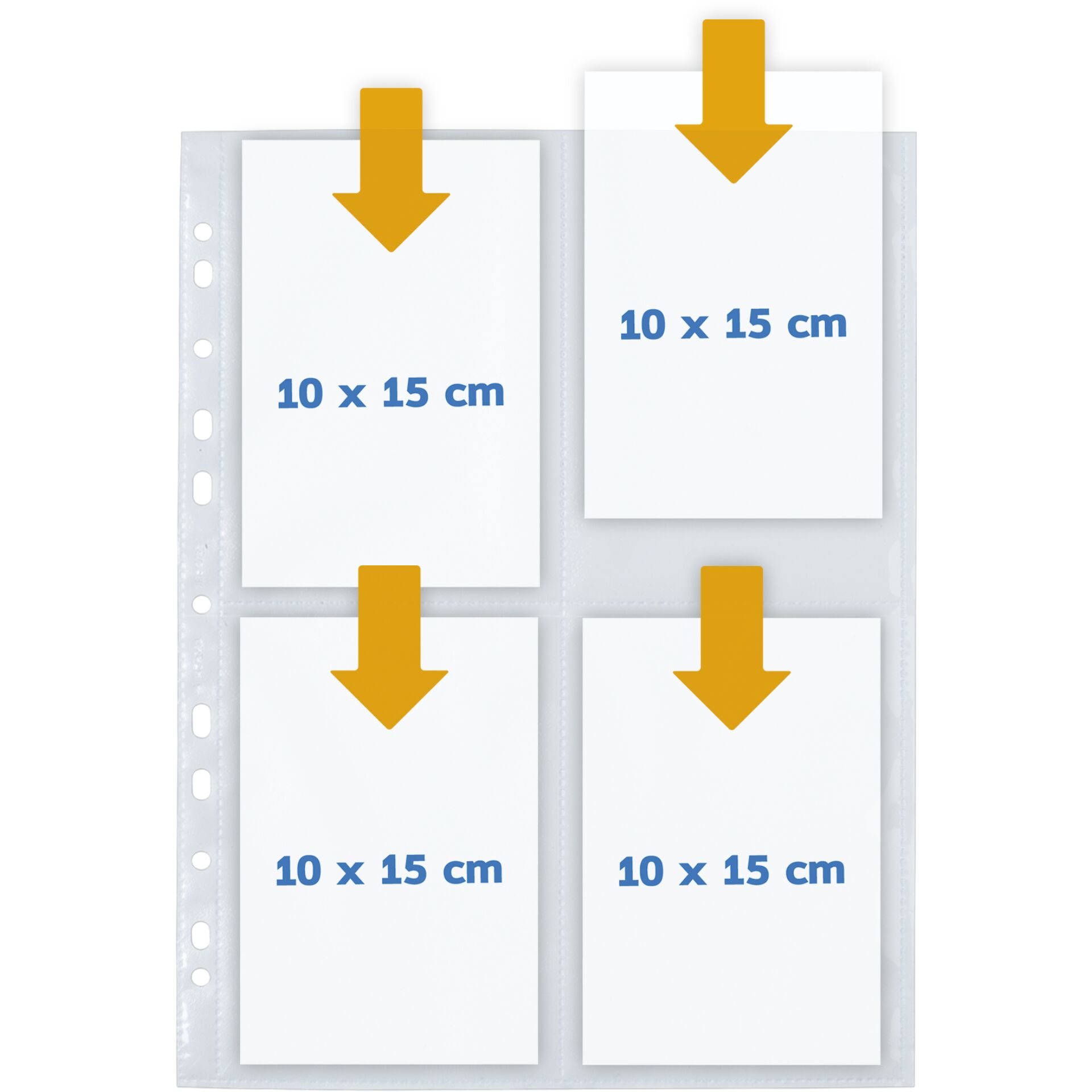 Herma fotophan 10x15 hoch   weiß 250 Blatt                   7562 115652_04