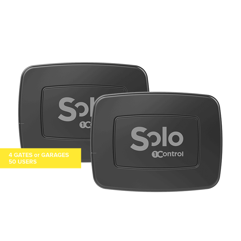 2 x 1Control SOLO - Öffner für Garage Bluetooth LE 4 für iPhone und Android Smartphone