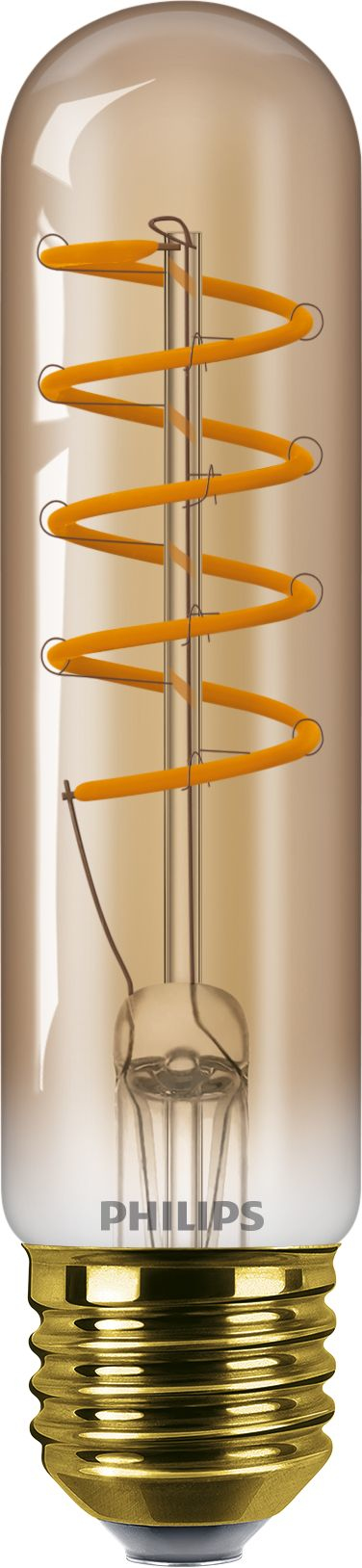 Philips LED Lampe Vintage Stab 25W E27 dimmbar Gold 1er P