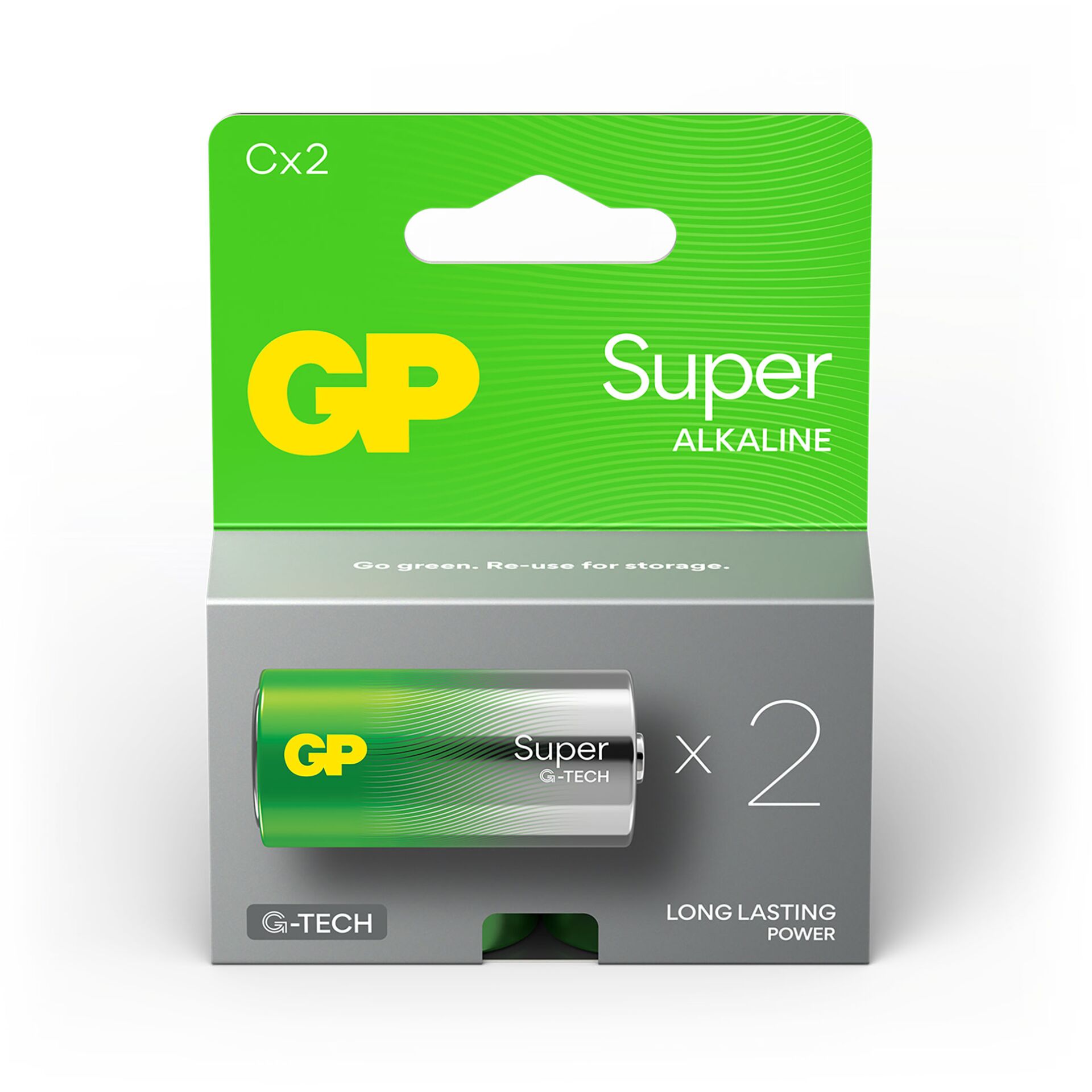 1x2 GP Super Alkaline 1,5V C Baby LR14 Rel.    03014AETA-B2 824602_02