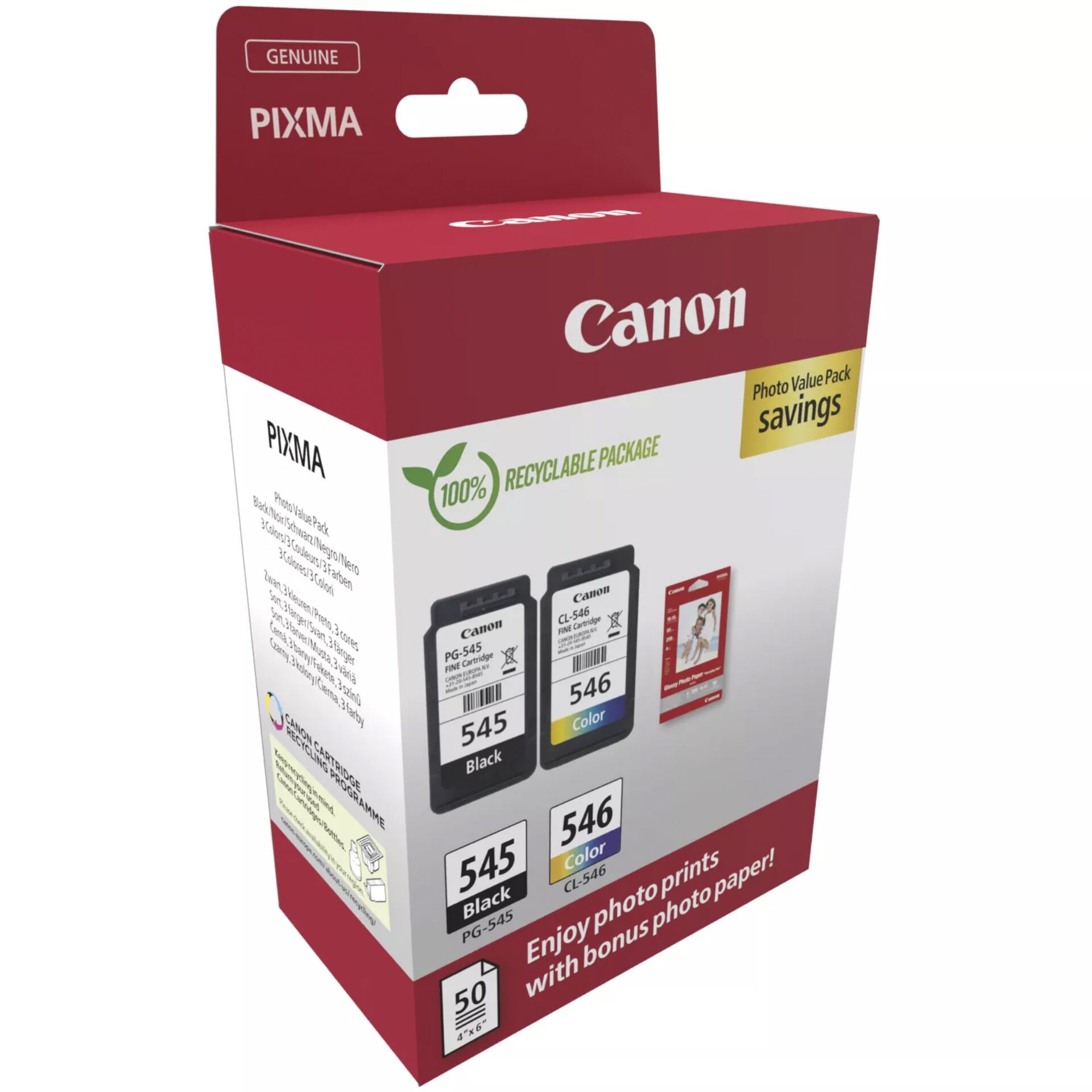 Canon PG-545 / CL-546 Photo Value Pack 826884_01