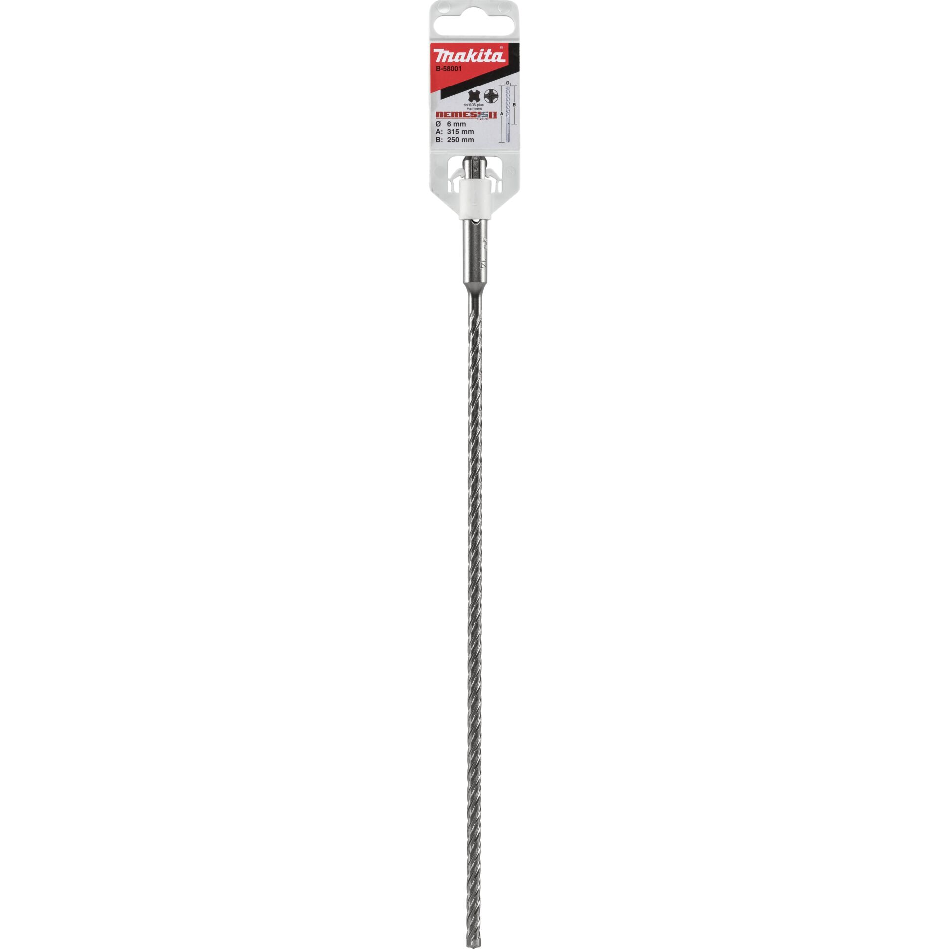 Makita B-58001 NEMESIS2 SDS+ Bohrer 6,0x315