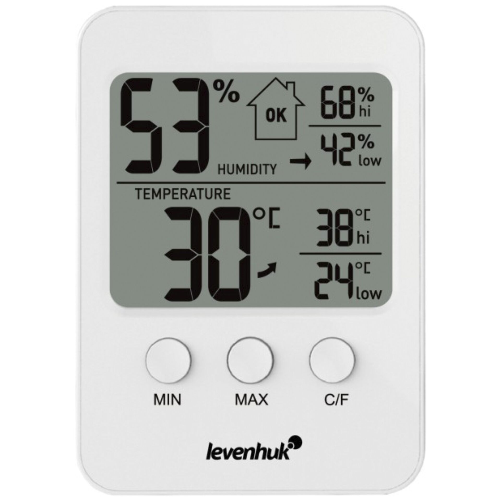 Levenhuk Wezzer BASE L30 Thermohygrometer weiss