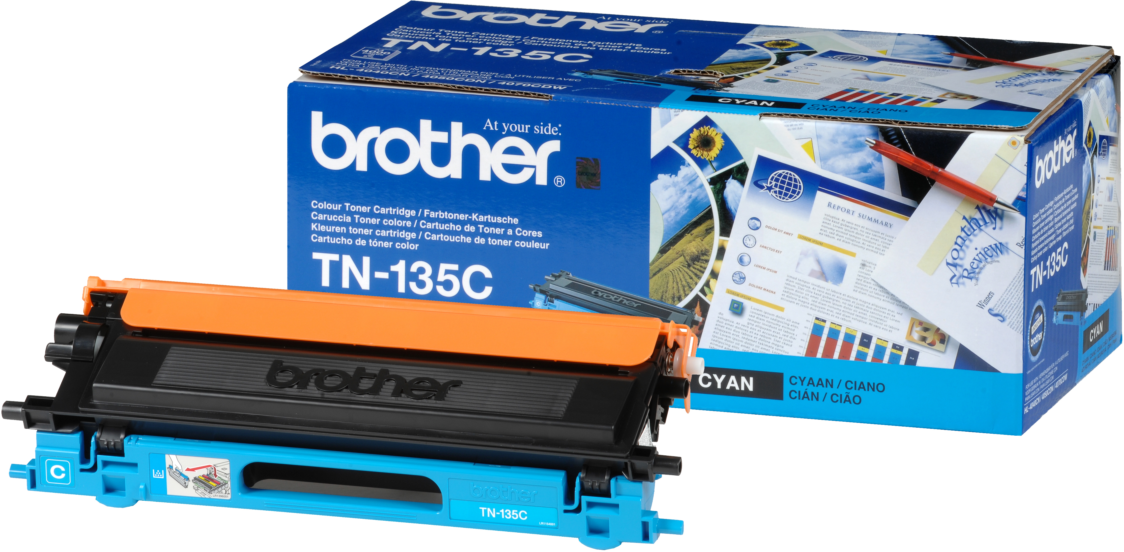 Brother TN135C 4000Seiten Cyan
