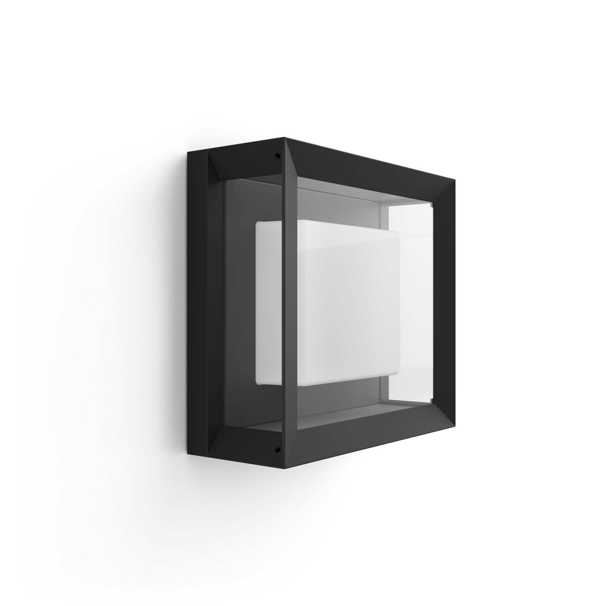 Philips HUE Econic LED Wandleuchte, quadratisch, schwarz 887ea2e01e7c3e4d66d85ebd8a47e0db