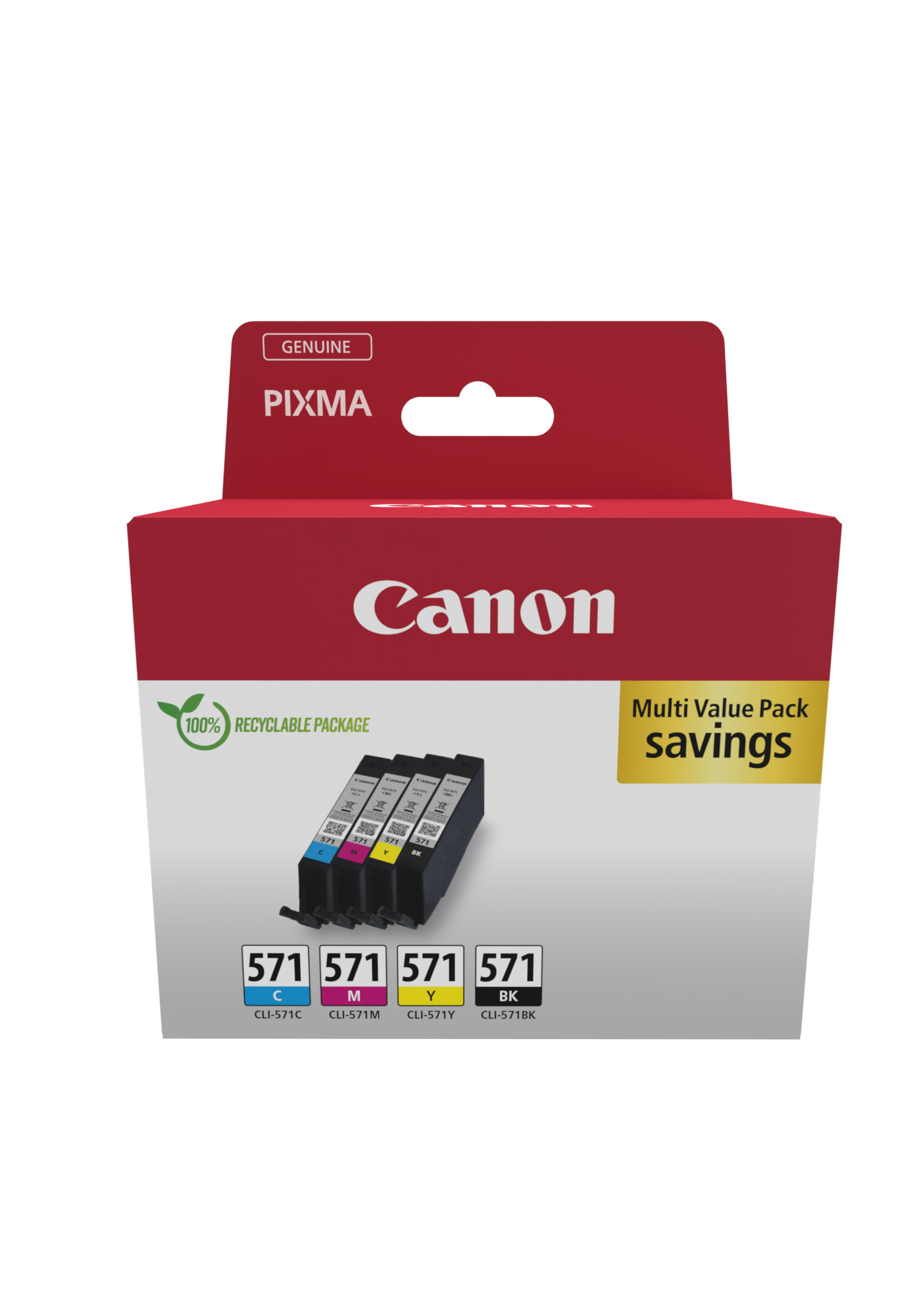 Canon Tintenpatronen Multipack CLI-571 -4 Farben- 6b90ffb9a4140b08409076d10f02e9a5