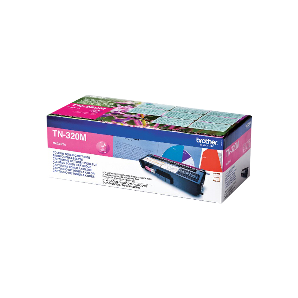 Brother TN-320M Laserpatrone 1500Seiten Magenta Lasertoner / Patrone