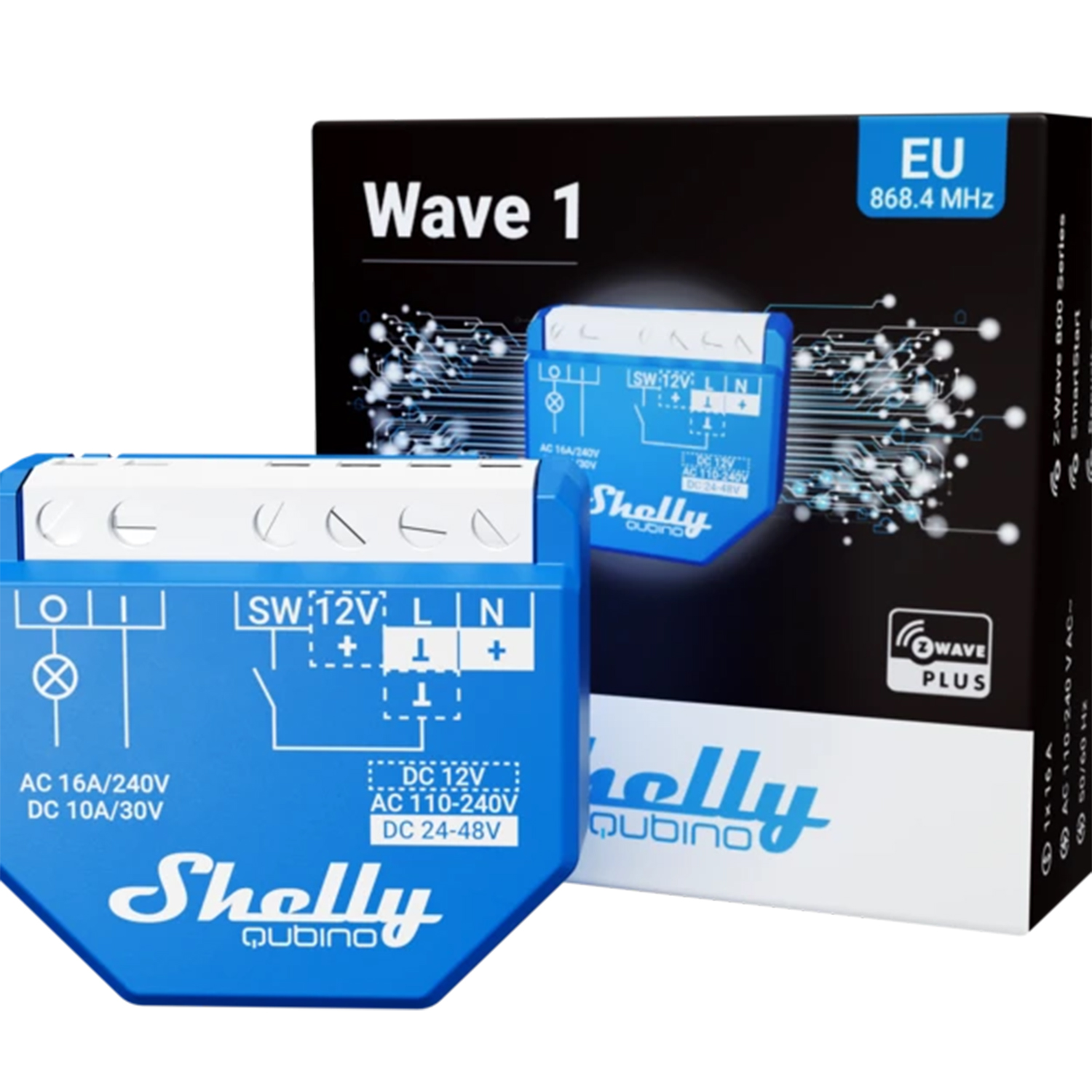 Shelly Qubino Z-Wave 1 Relais 16A