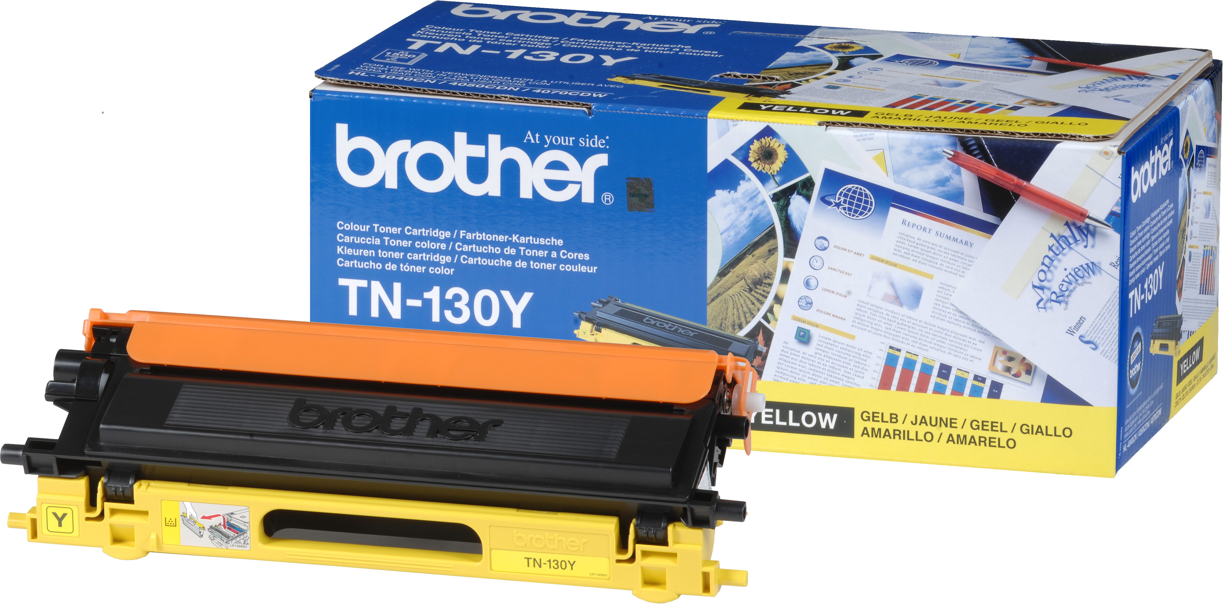Brother TN130Y 1500Seiten Gelb