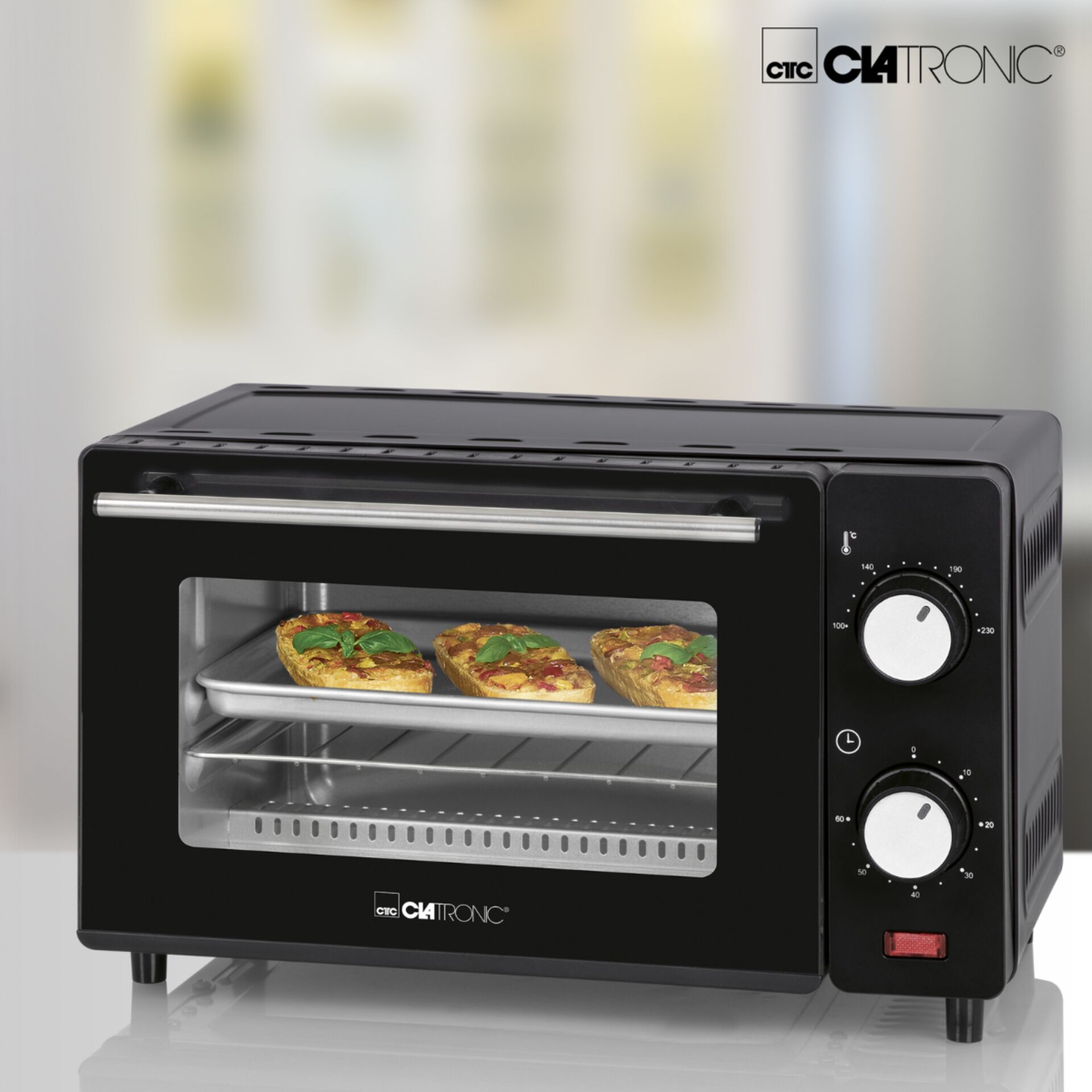Clatronic MB 3746 schwarz Minibackofen