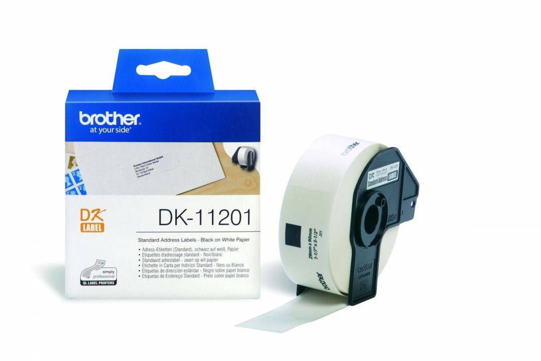 Adressetiketten DK-11201 (400 St.) weiß 29 x 90 mm