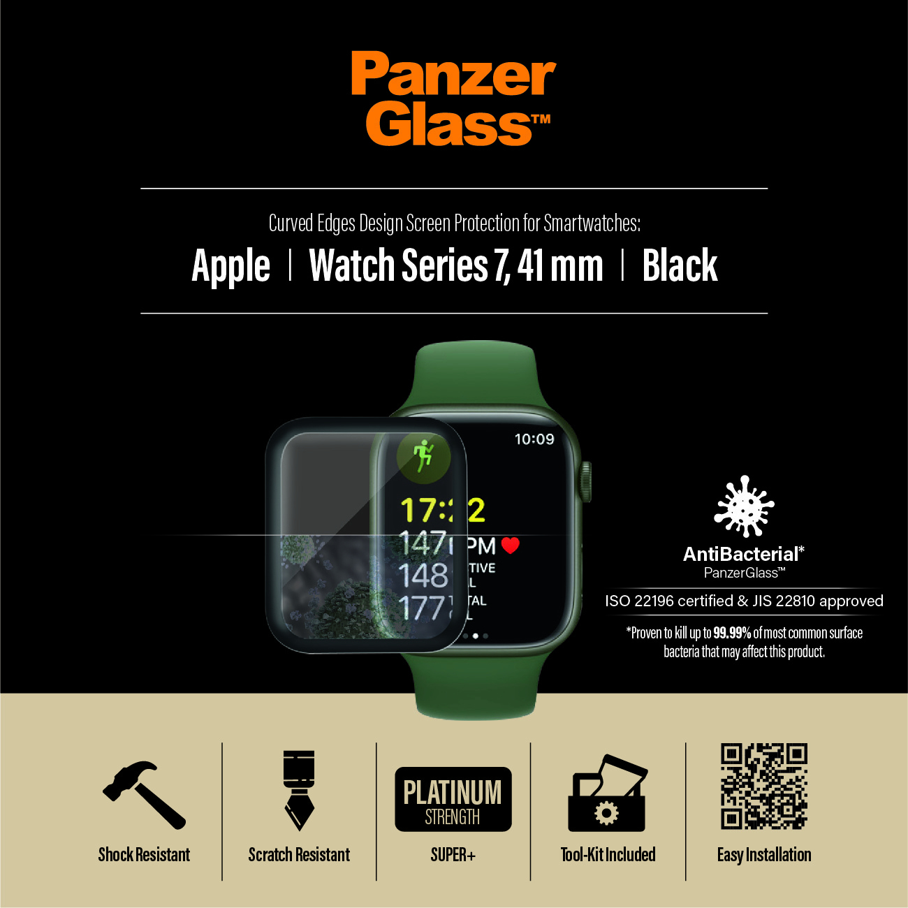 PanzerGlass Apple Watch Series 8, 7 41mm | SP Glass 93313532_6699065465