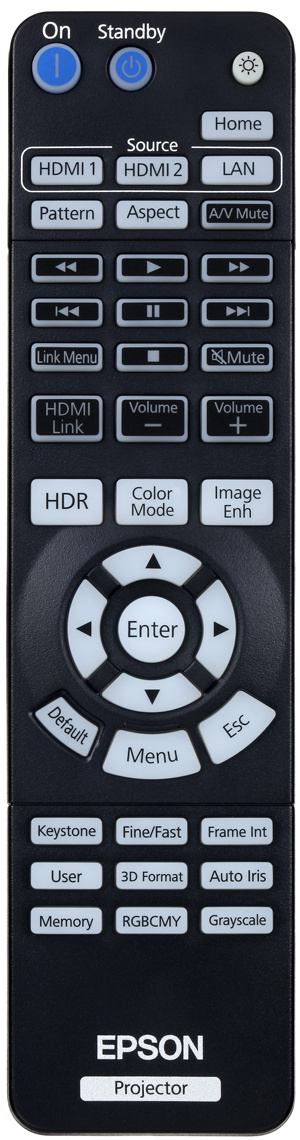 Epson EH-TW7000 Beamer 3000 ANSI Lumen 3LCD 4K (4096 x 2400) 3D Tragbarer Projektor Weiß