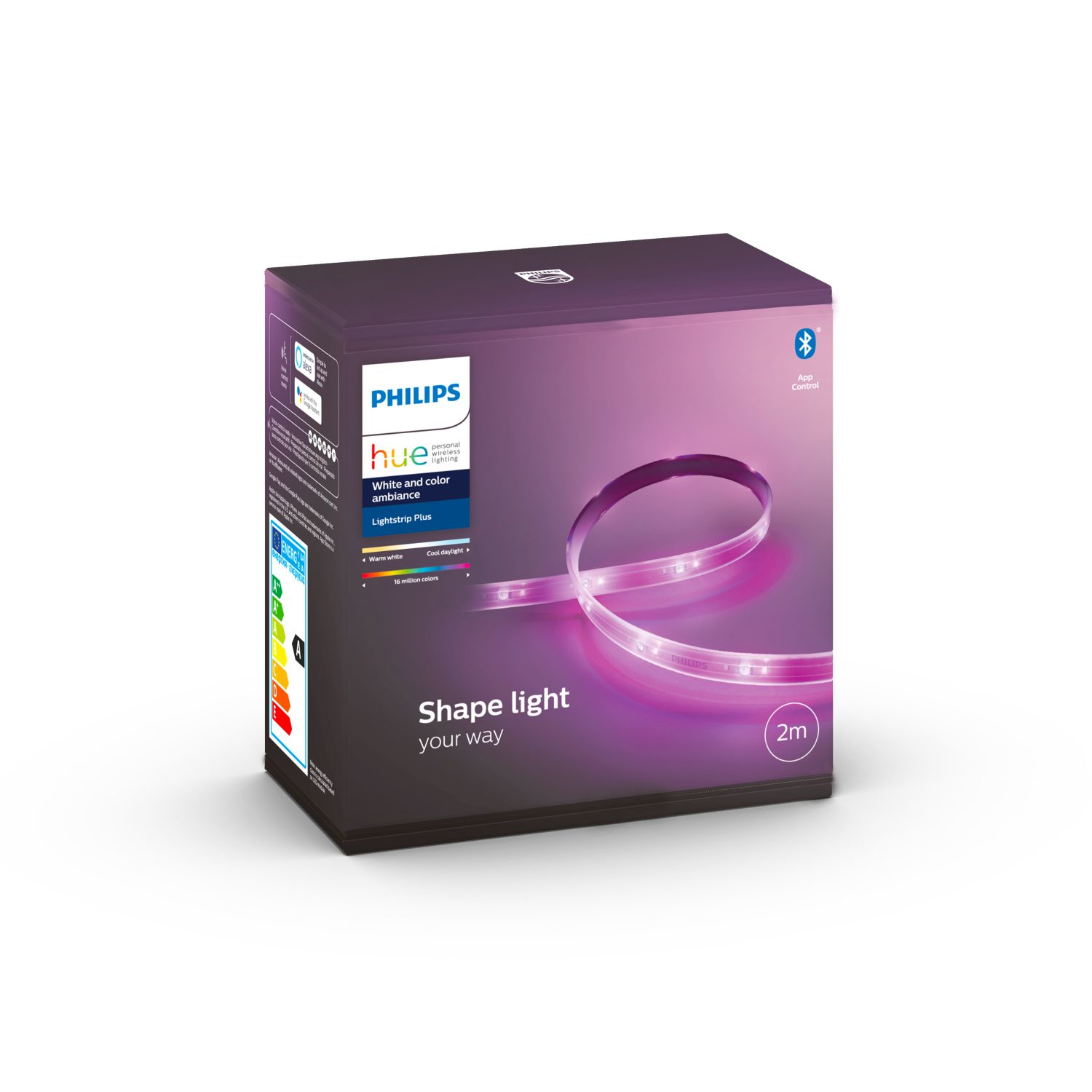 Philips Hue Lightstrip Plus 2m Basis White&Col Amb 1600lm 79039807_4511413252