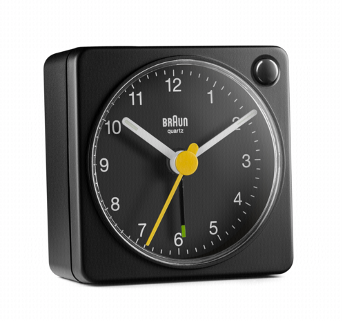 Braun BC 02 XB Quarzwecker schwarz Lichtfunk.