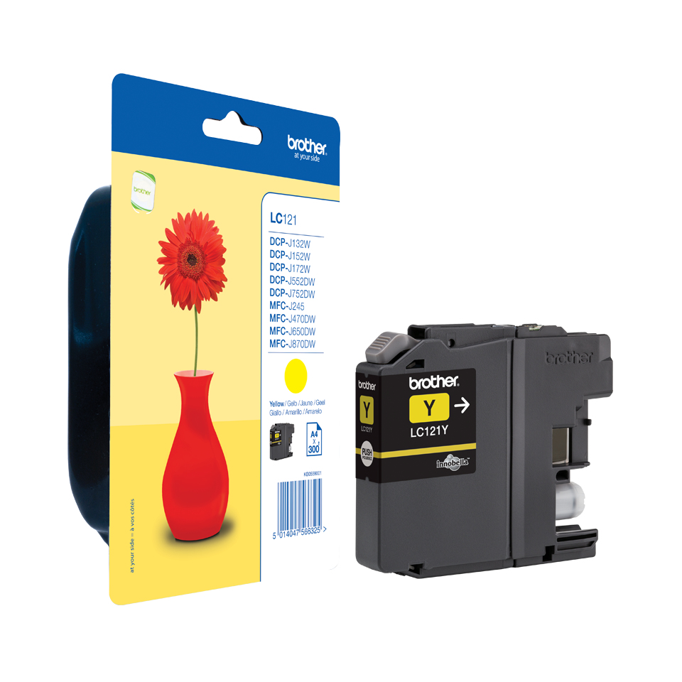 Brother LC-121Y Gelb Tintenpatrone