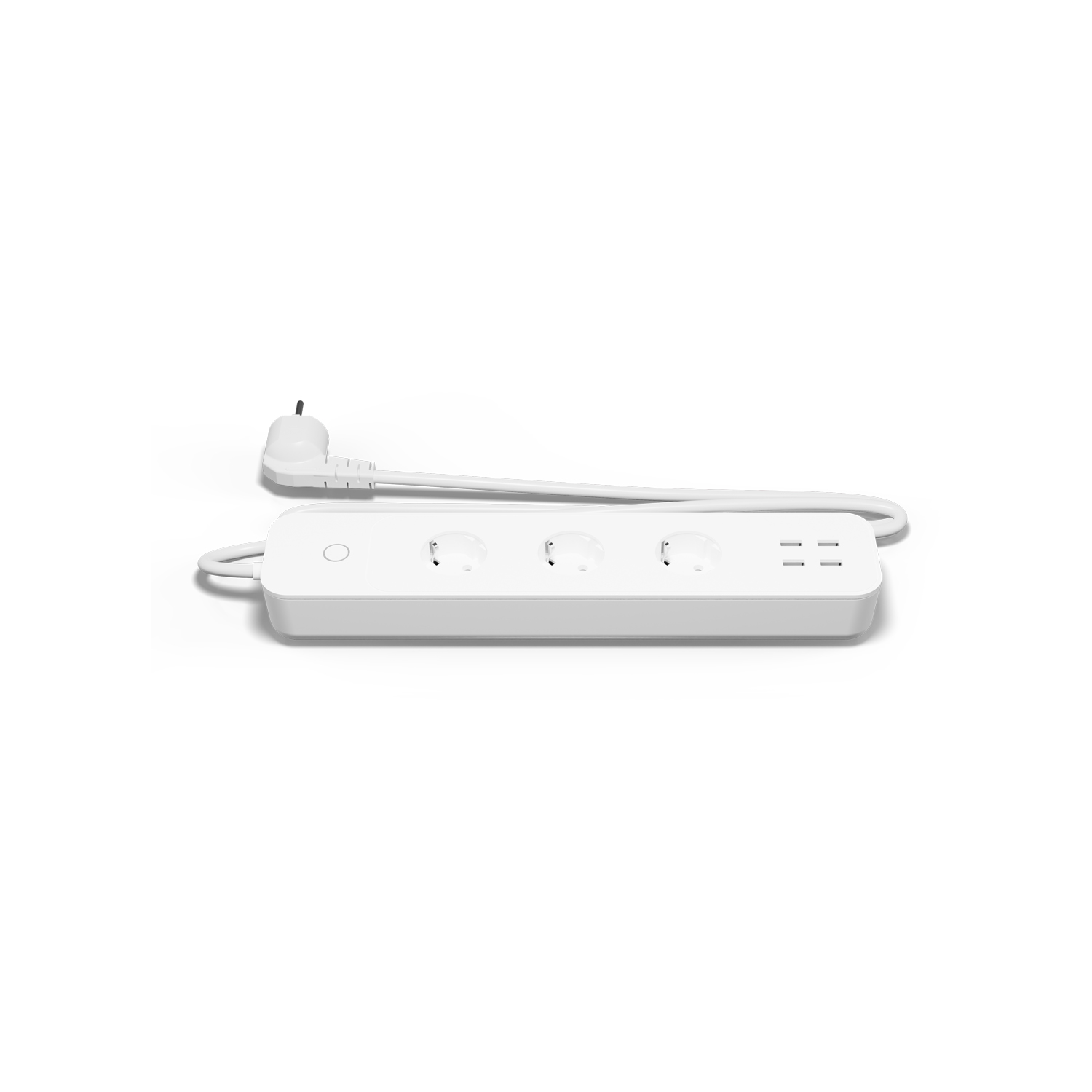 TESLA Smart Home Smart Power Strip 3 + 4 USB WLAN