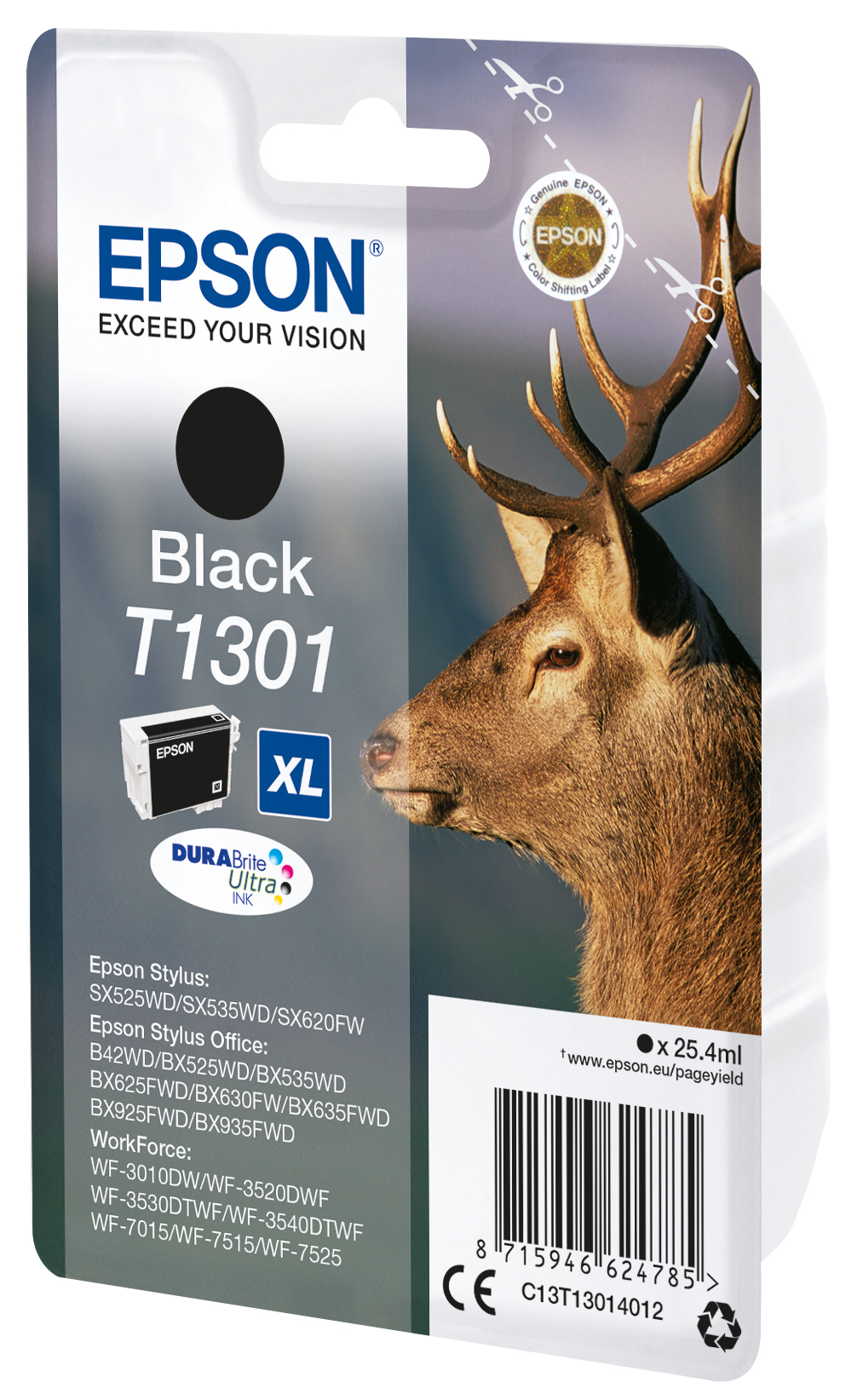 Epson Tintenpatrone T130 Schwarz -25,4ml- 33622416_5418474321