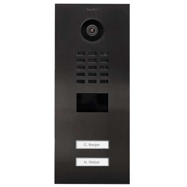 DoorBird D2102V IP Telefon Edelstahl V4A Titan-Optik