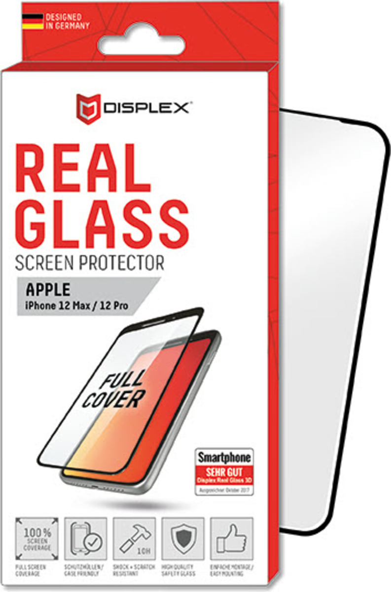 DISPLEX Real Glass 3D für NEW Apple iPhone 6,1"