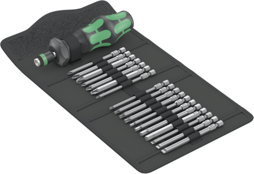 WERA Kraftform Kompakt Turbo 1 Bits-Sortiment