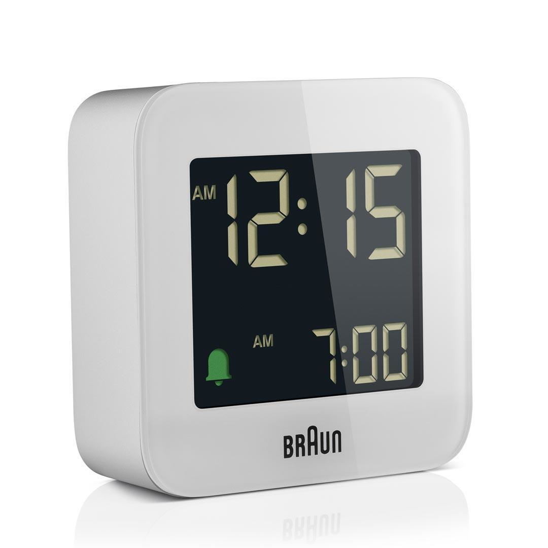 Braun BC08 Digitaler Wecker Weiß