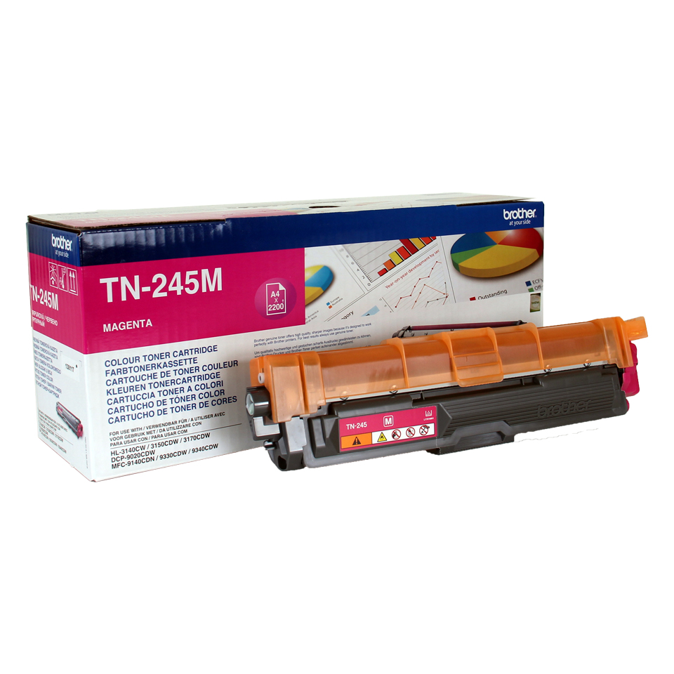 Brother TN-245M Laserpatrone 2200Seiten Magenta Lasertoner / Patrone