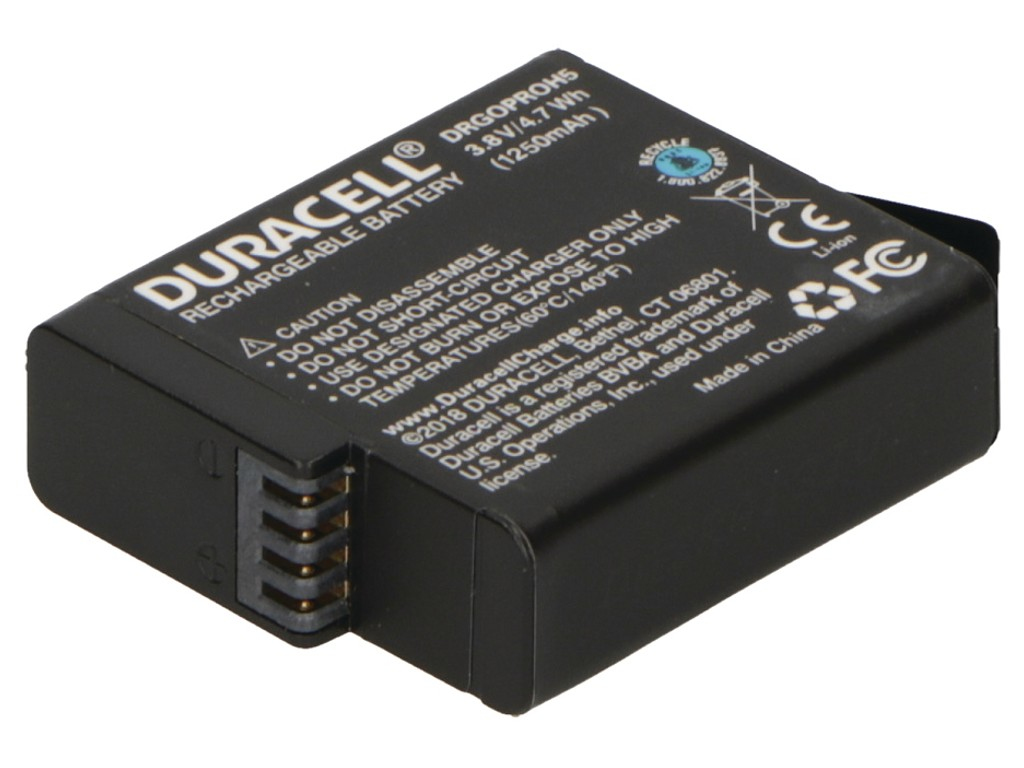 Duracell DRGOPROH5 Kamera-/Camcorder-Akku Lithium-Ion (Li-Ion) 1250 mAh