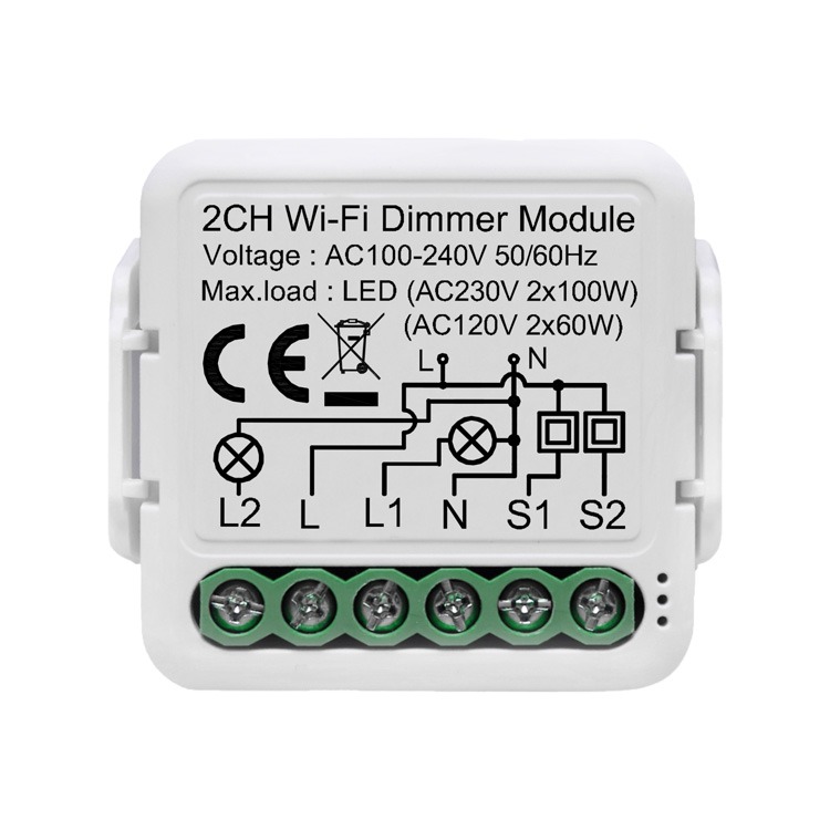 Netplus Smart Dimmer Module 2-Kanal WLAN