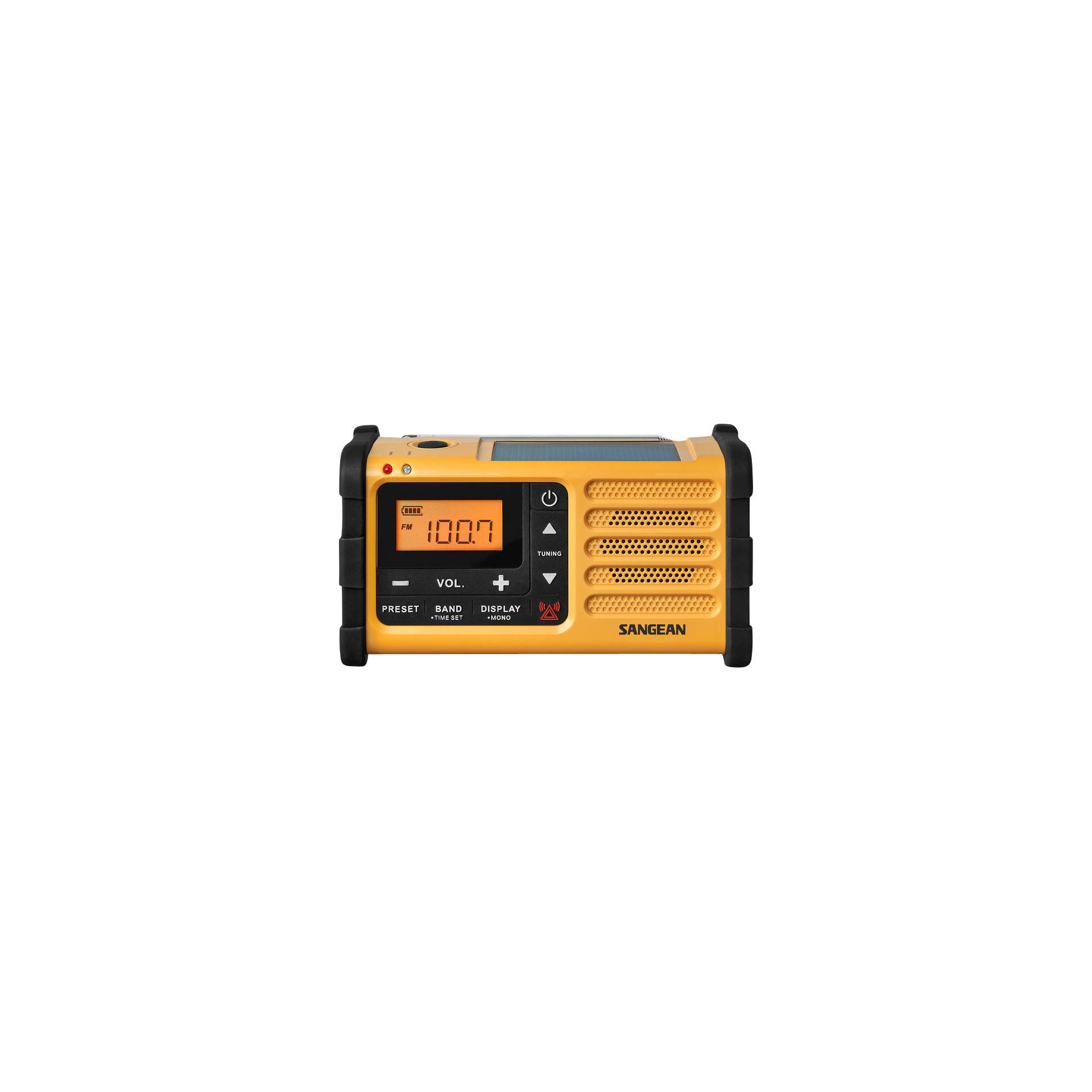 Sangean MMR-88 (Survivor M8) gelb Notfall/Kurbel/Solar Radio
