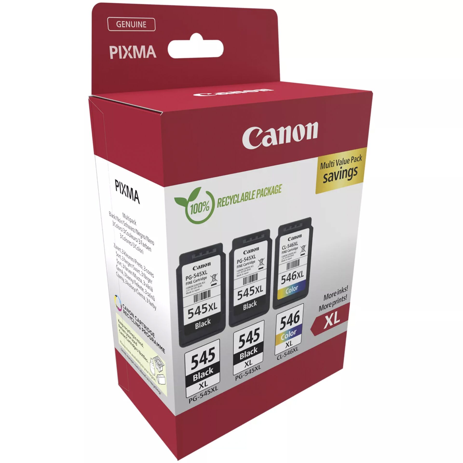 Canon PG-545 XL x2 / CL-546 XL Multi Pack 826821_01