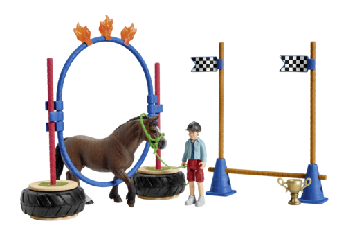 Schleich Farm World        42482 Pony Agility Rennen