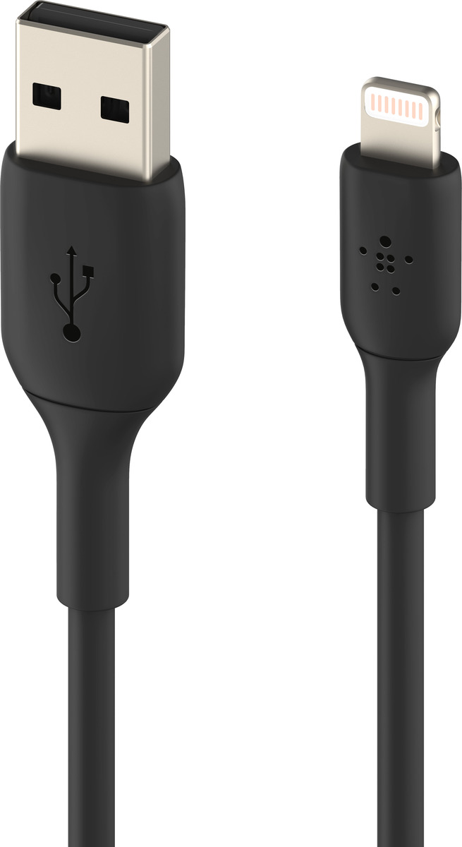 Belkin Lightning Lade/Sync Kabel PVC mfi zertifiziert 2m black