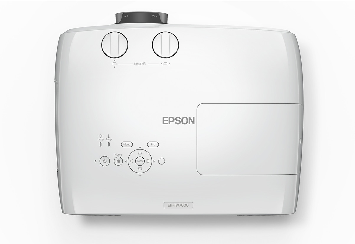Epson EH-TW7000 Beamer 3000 ANSI Lumen 3LCD 4K (4096 x 2400) 3D Tragbarer Projektor Weiß