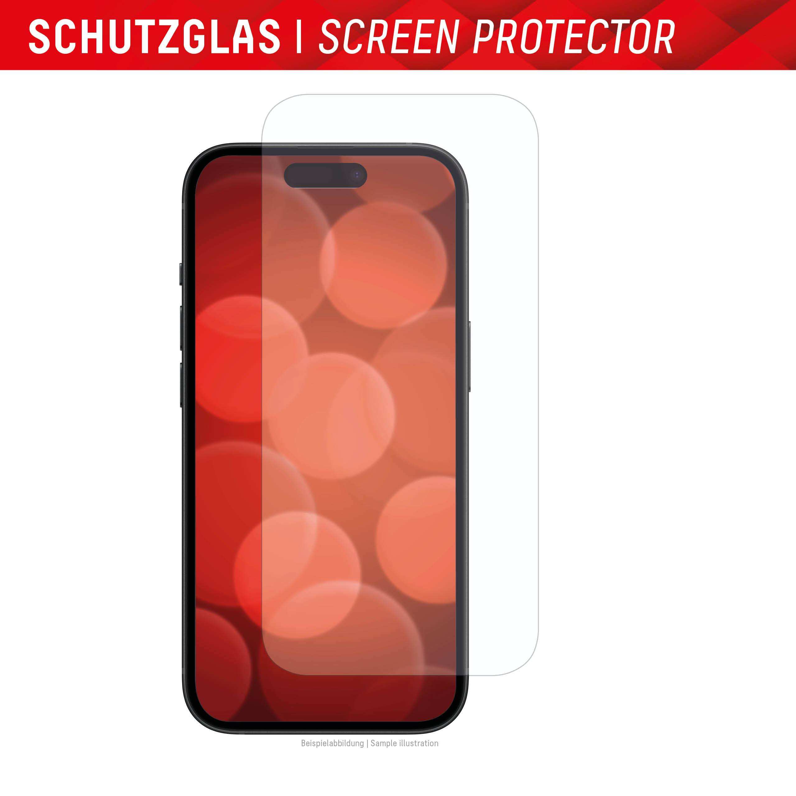 DISPLEX Real Glass + Case iPhone 15 Pro Max fa7585823514ecb6b630e5465b864c58