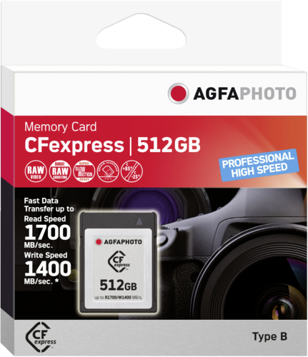 AgfaPhoto CFexpress        512GB Professional High Speed