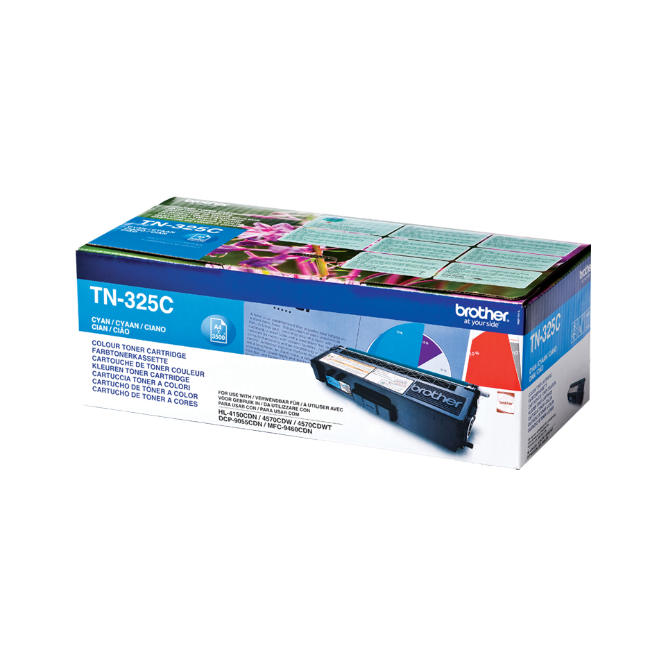 Brother TN-325C Laserpatrone 3500Seiten Cyan Lasertoner / Patrone